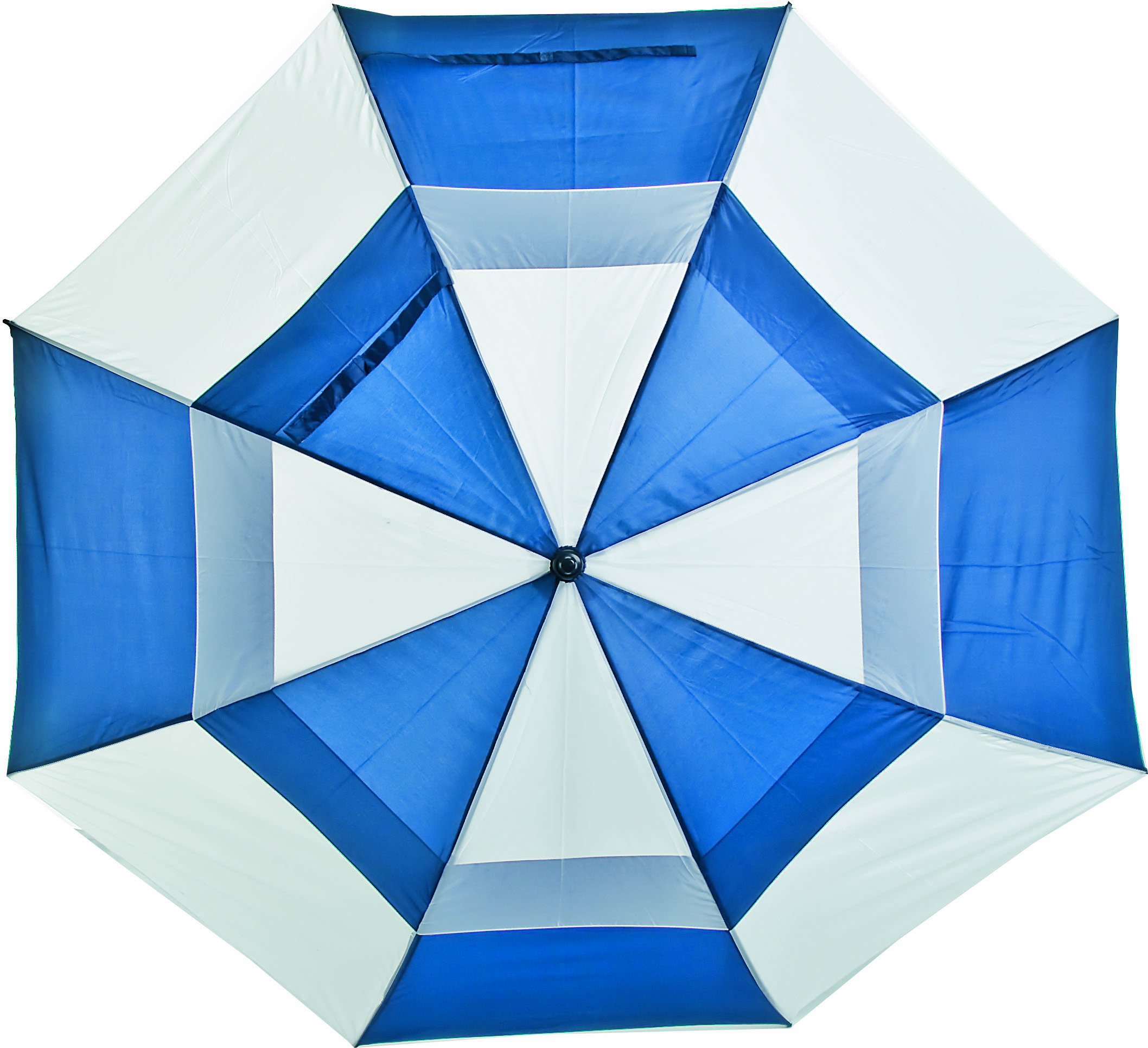 Longridge Deluxe Windproof Golf Umbrella - Royal Blue/White