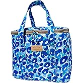 Kwang Min Insulated Insulated Cooler Bag,Reusable Large Lunch Bag for Women, Great for Outdoors,Camping,Party,Premium Quality,Adjustable Strap,Foldable