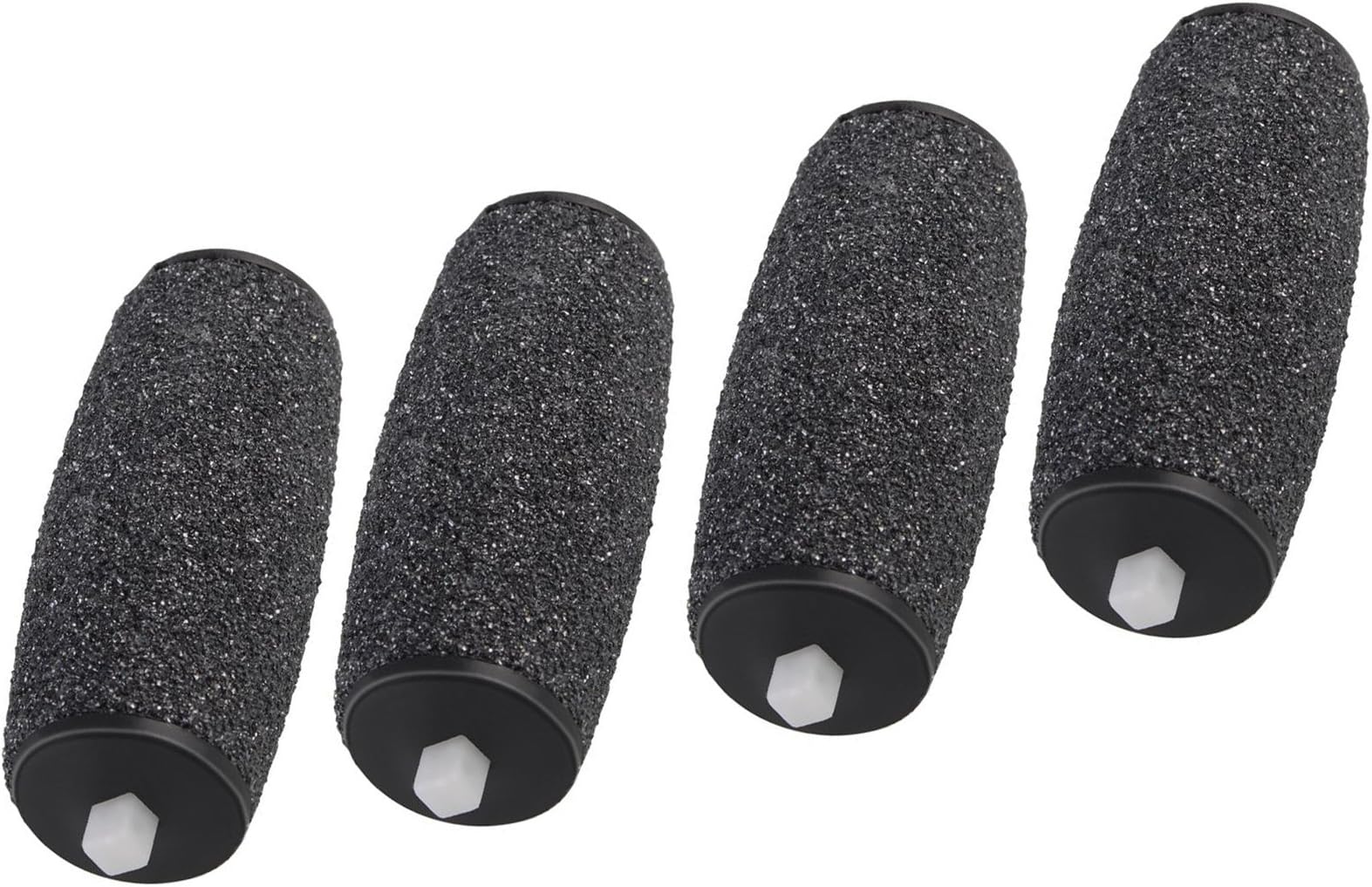 Pedi Roller Extra Coarse for Scholl Velvet Smooth -Diamond Replacement Rollers Heads -Hard Skin Remover Pedicure Refills - (4Pack)