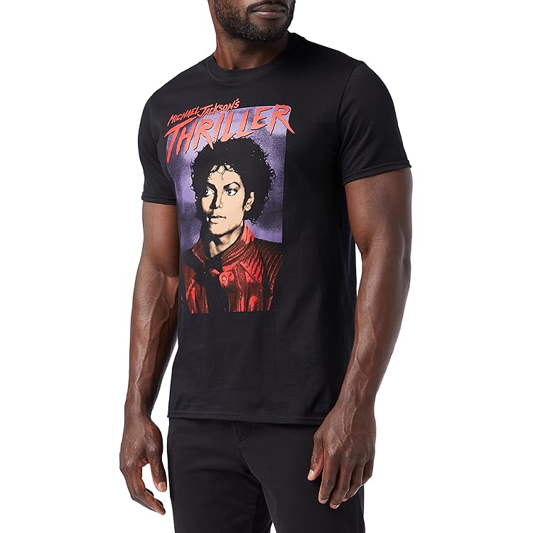 Amazon.com: Michael Jackson mens 'Thriller' T-Shirt, Black