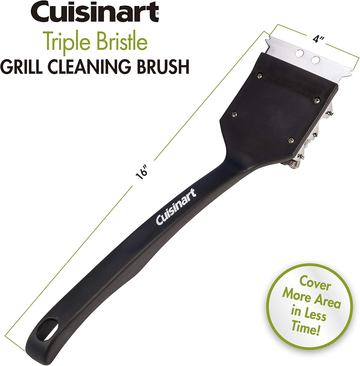 Cuisinart CCB-100 Triple Bristle Grill Cleaning Brush : Rv Accessories : Garden & Outdoor