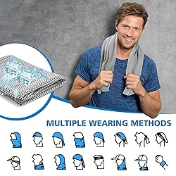 PJPSAA 24 Pack Cooling Towels Bulk for Neck and
