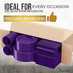 350 PCS Disposable Tableware Combo Pack