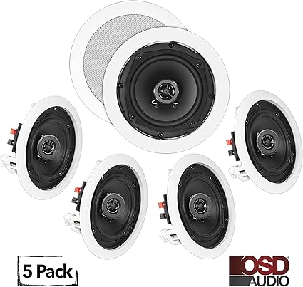 Amazon Com Osd Audio In Ceiling In Wall Speaker Home Theater 5