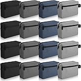 Paterr 16 Pcs Travel Toiletry Bag for Women Men Large Water Resistant Shaving Bag Hanging Cosmetic Bag with Handle and Divider Storage Travel Pouch Case for Cosmetics Toiletries Accessories, 4 Colors