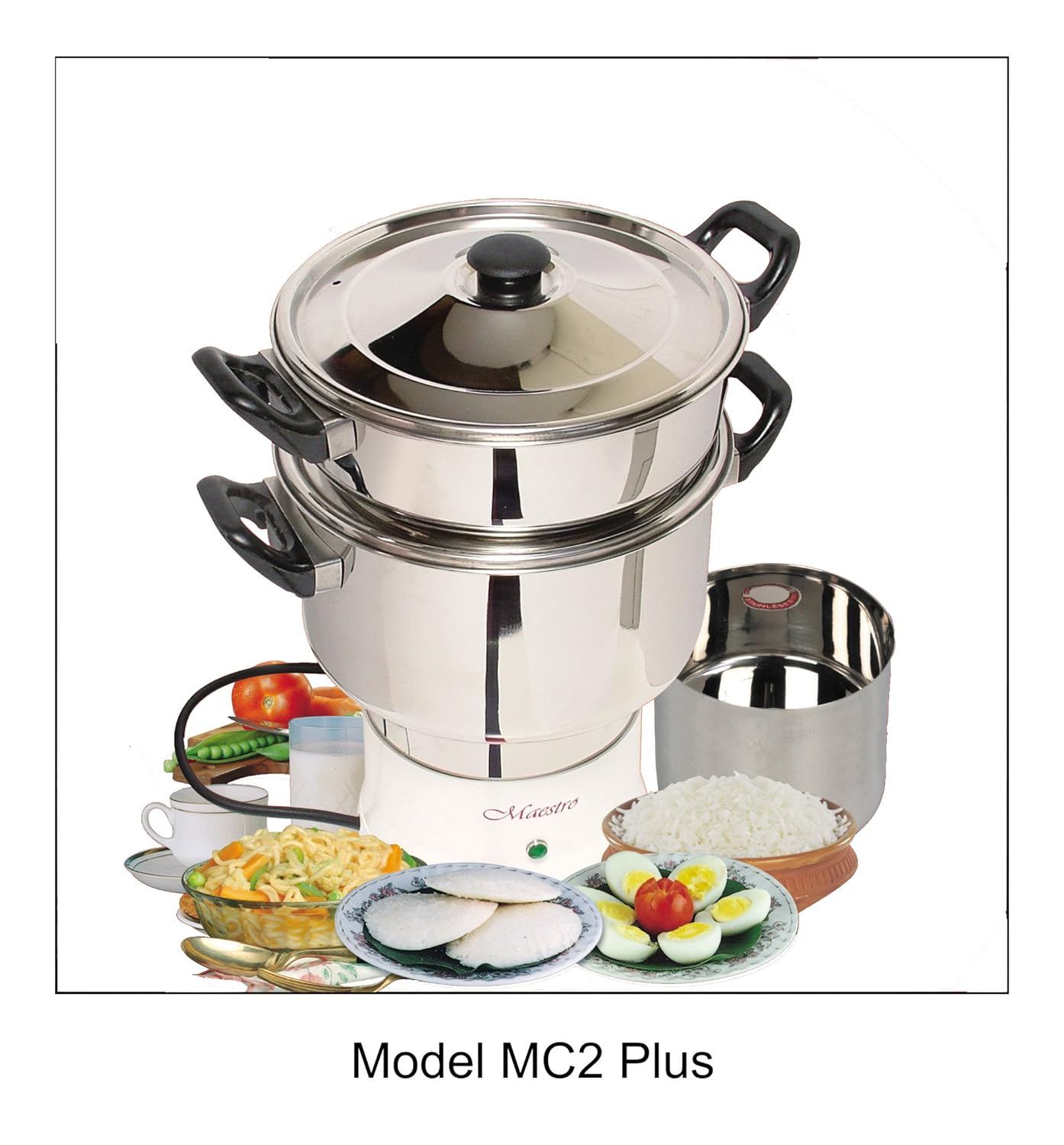 Buy Maestro Electric Steam Cooker, Multipurpose Food Steamer Model MC2