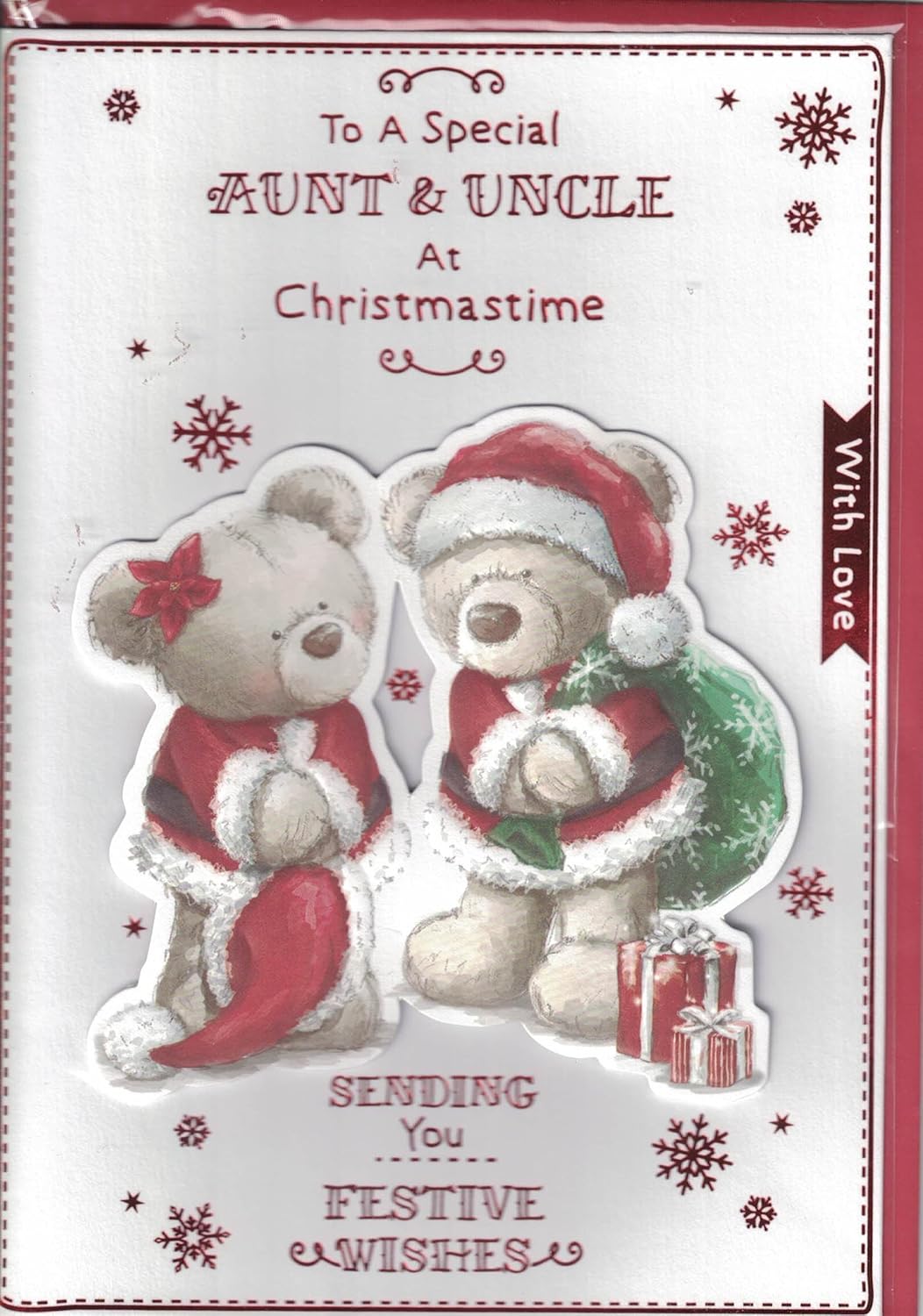 Aunty And Uncle Christmas Cards - UK