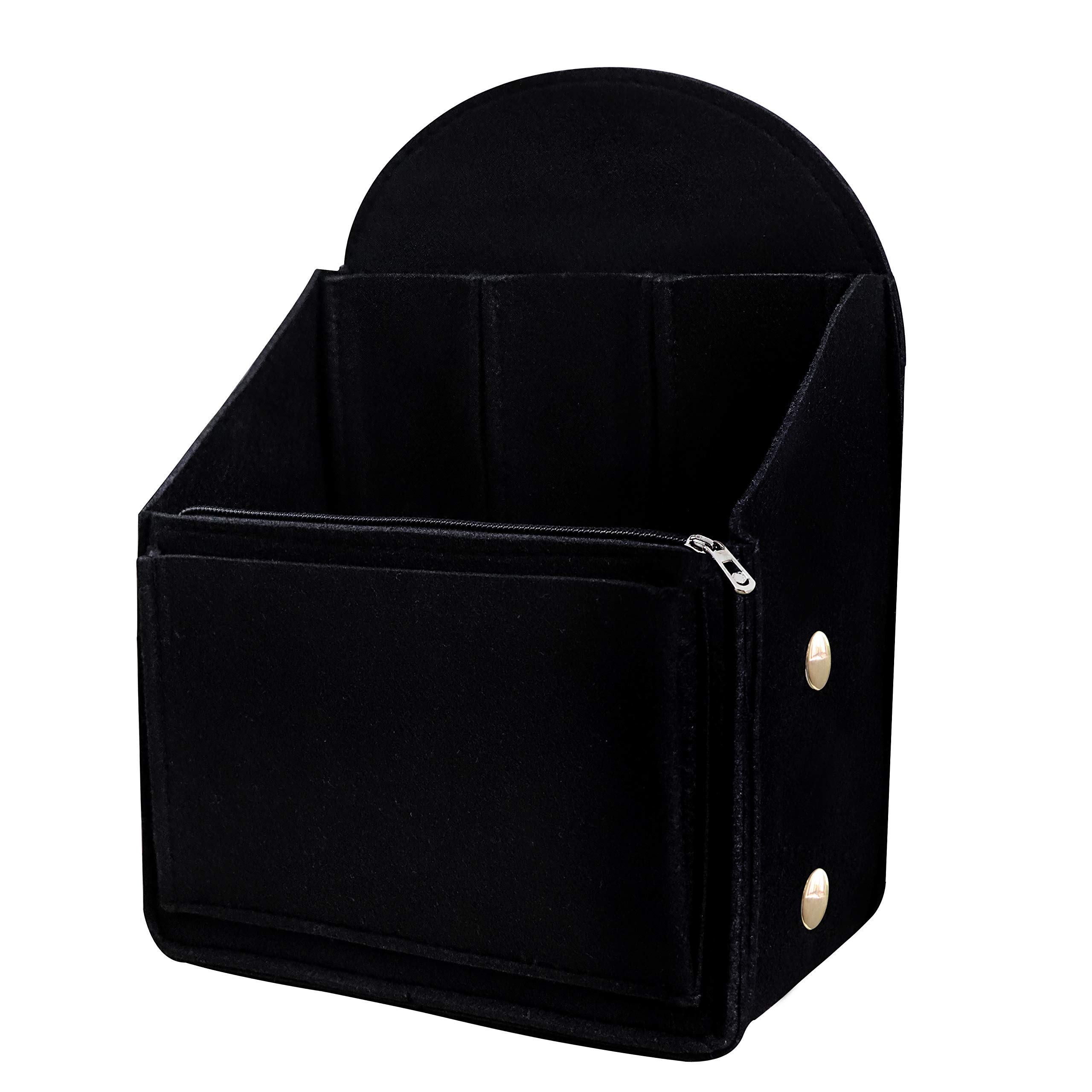 Soyizom Felt Backpack Organiser Insert for Rucksack - Universal Bag in Bag for Men or Women Shoulder Tote Handbag, Black-L