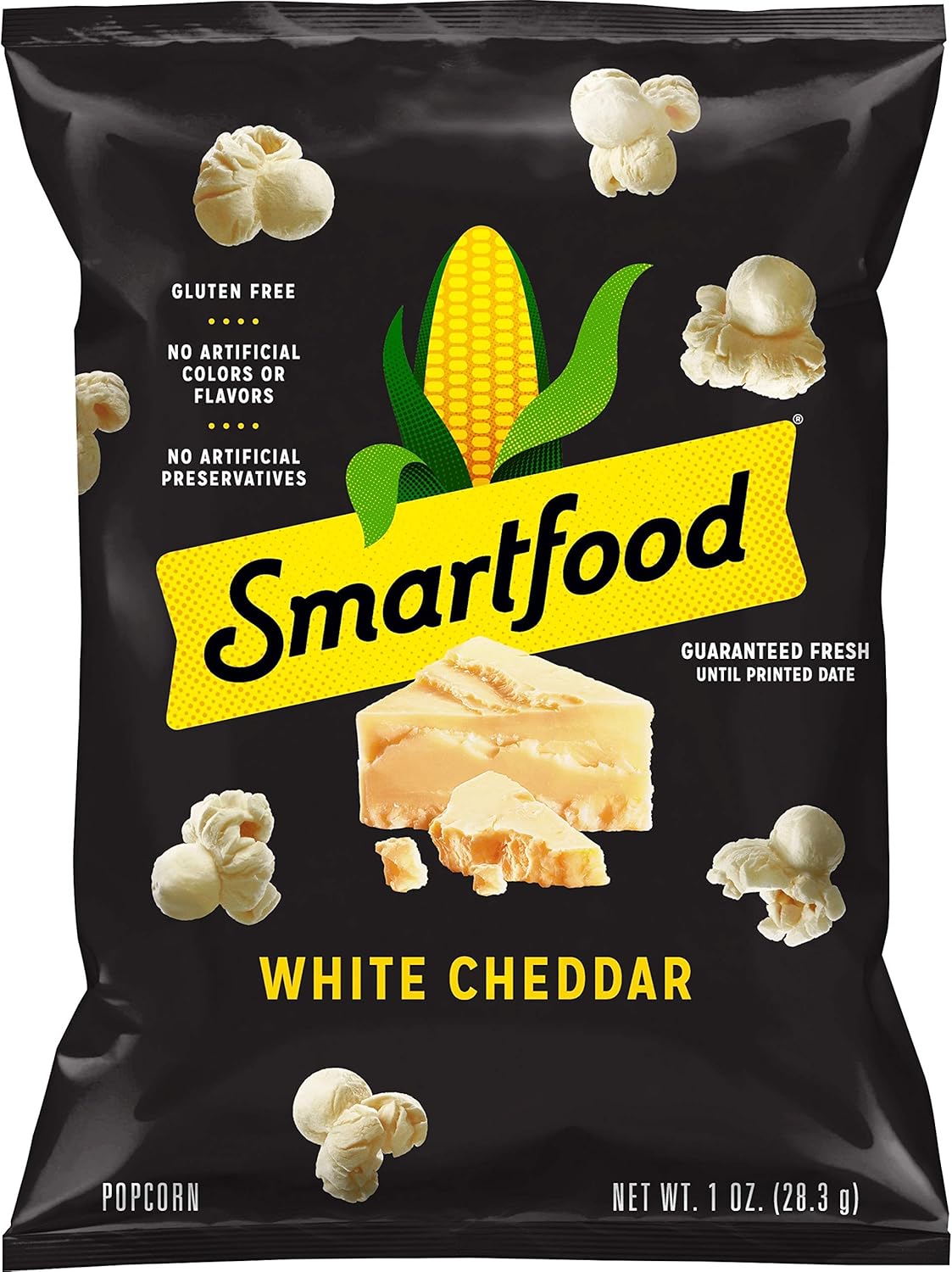 Smartfood Popcorn, White Cheddar, 1 Ounce (Pack of 64) Amazon.ca Grocery