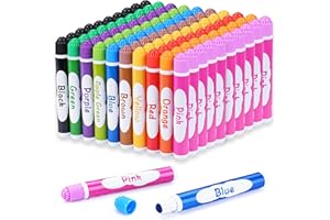WOSWEL 100 Pack Dot Markers, 10 Assorted Colors, 10 Sets x 10 Colors Washable Dot Paint Markers for Toddlers Kids Preschool, Paint Bingo Daubers Supplies, Crafts Kits Coloring Set, Non Toxic Water-Based