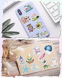 400 Pcs Stickers for Kids, Cute Water Bottle Vinyl