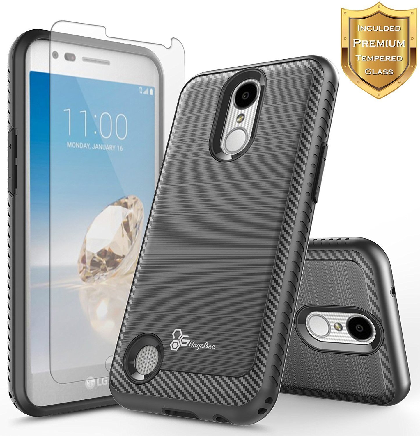 Best lg aristo 2 privacy tempered glass screen protector