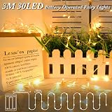 cshare 2M 20LED Battery Fairy Lights Timer IP65 Warm White view 5
