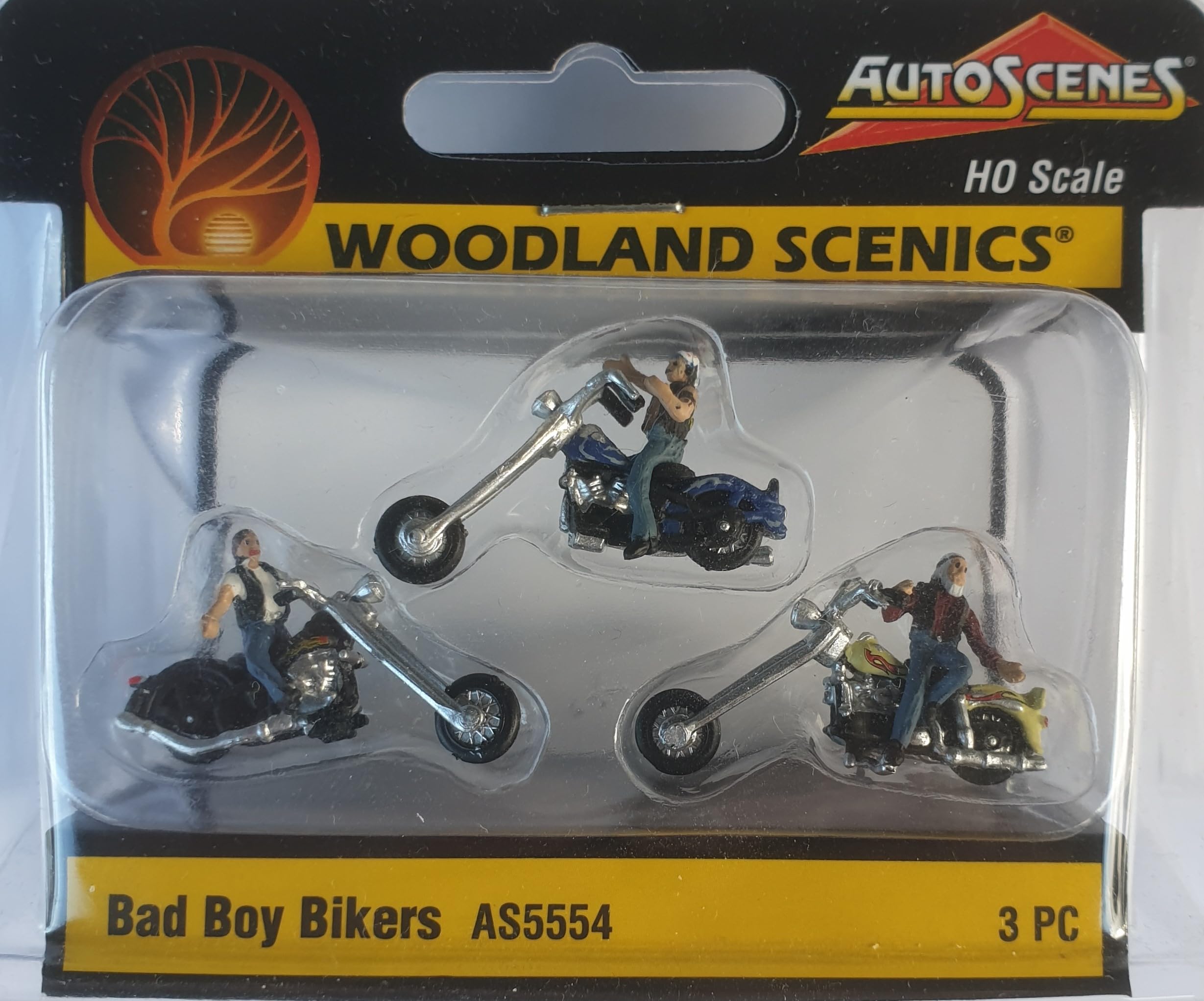 Woodland Scenics HO Bad Boy Bikers WOOAS5554 by Woodland Scenics