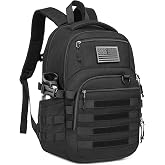Military Tactical Backpack for Men, Molle Army 3 Days Assault Pack Bag | with Water Bottle Holder for Hiking Camping Travel Hunting Rucksack Trekking