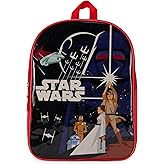 STAR WARS Toddler Boy Backpack - 15" Padded Straps & Zip Compartment - Lightweight & Durable Polyester - Preschool & Kindergarten Backpack for Boys