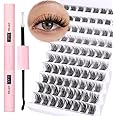 DIY Lash Extension Kit 80 Pcs Lash Clusters with Bond and Seal Cluster Lashes Natural Wispy Individual Lash Kit Eyelash Clusters by Ruairie