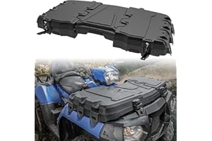 SAUTVS Front Storage Box for Sportsman 2009-2024, Lockable Front Cargo Box for Polaris Sportsman 550 850 XP 1000 2009-2024 Accessories (Replace #2877951)