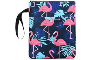 DSIUE Book Sleeve Book Protector Book Lovers Gifts Book Covers for Paperbacks with Zipper,11.4 X 9 Inch