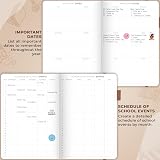 Clever Fox Teacher Planner Undated 18x26cm Hardcover Rose Gold view 3