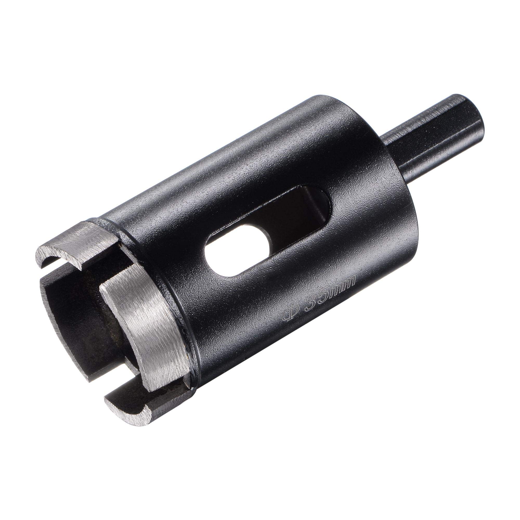 sourcing map 35mm Diamond Core Drill Bits Hole Saws Wet Only for Hard Concrete Brick Block Masonry Stone Tile Glass — image 1