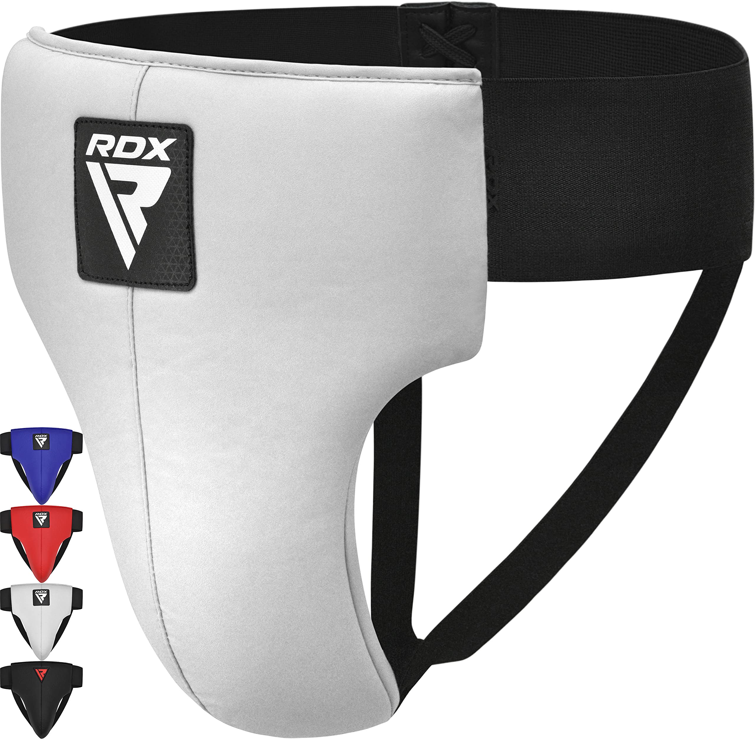 RDX Groin Guard for Boxing, Muay Thai, Kickboxing and MMA Fighting, Maya Hide Leather Abdo Gear for Martial Arts BJJ Training, Jockstrap Abdominal Protector for Karate and Taekwondo, Boys Youth
