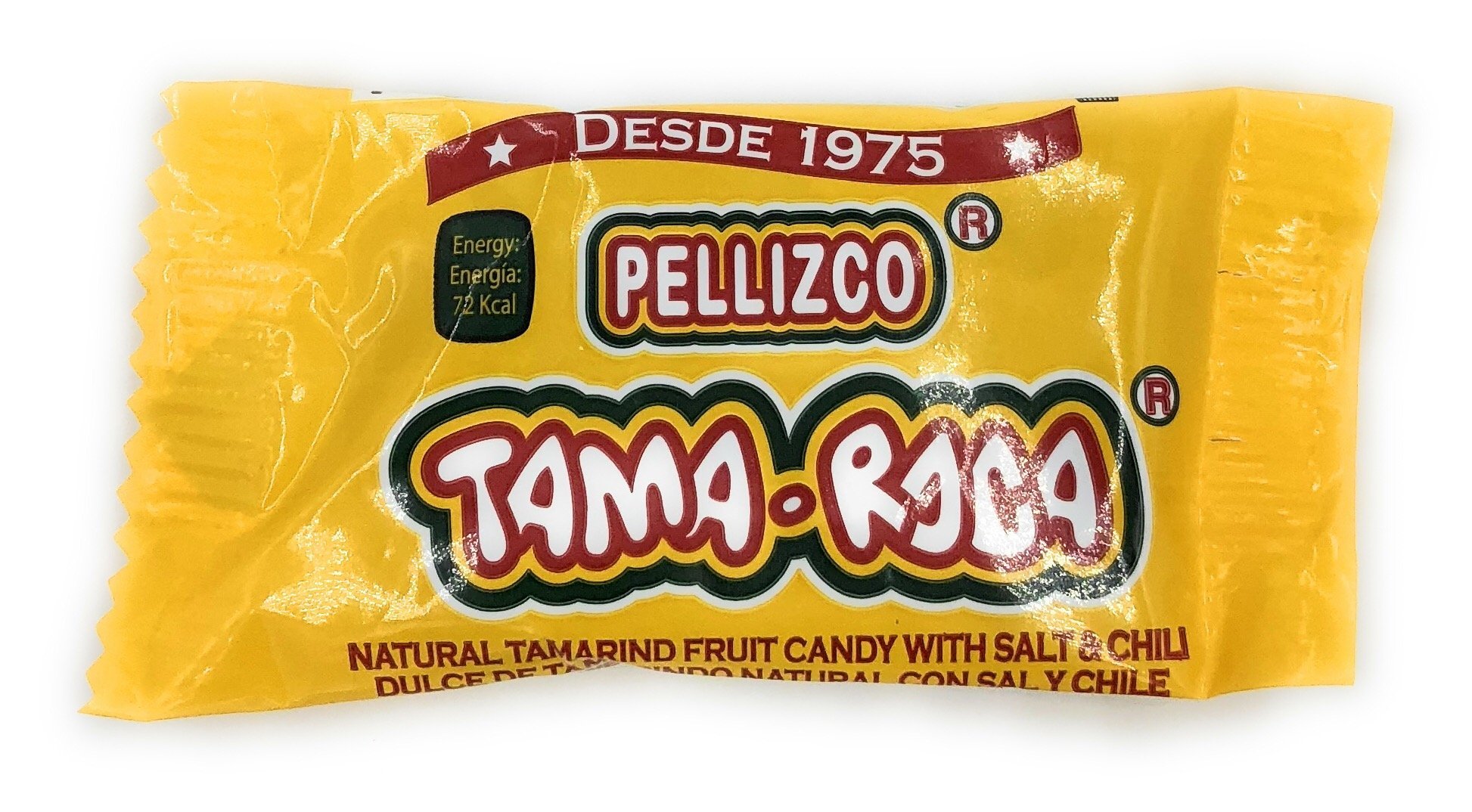 Tama Roca Pellizco Natural Tamarind Candy with Salt and Chili 40 Count