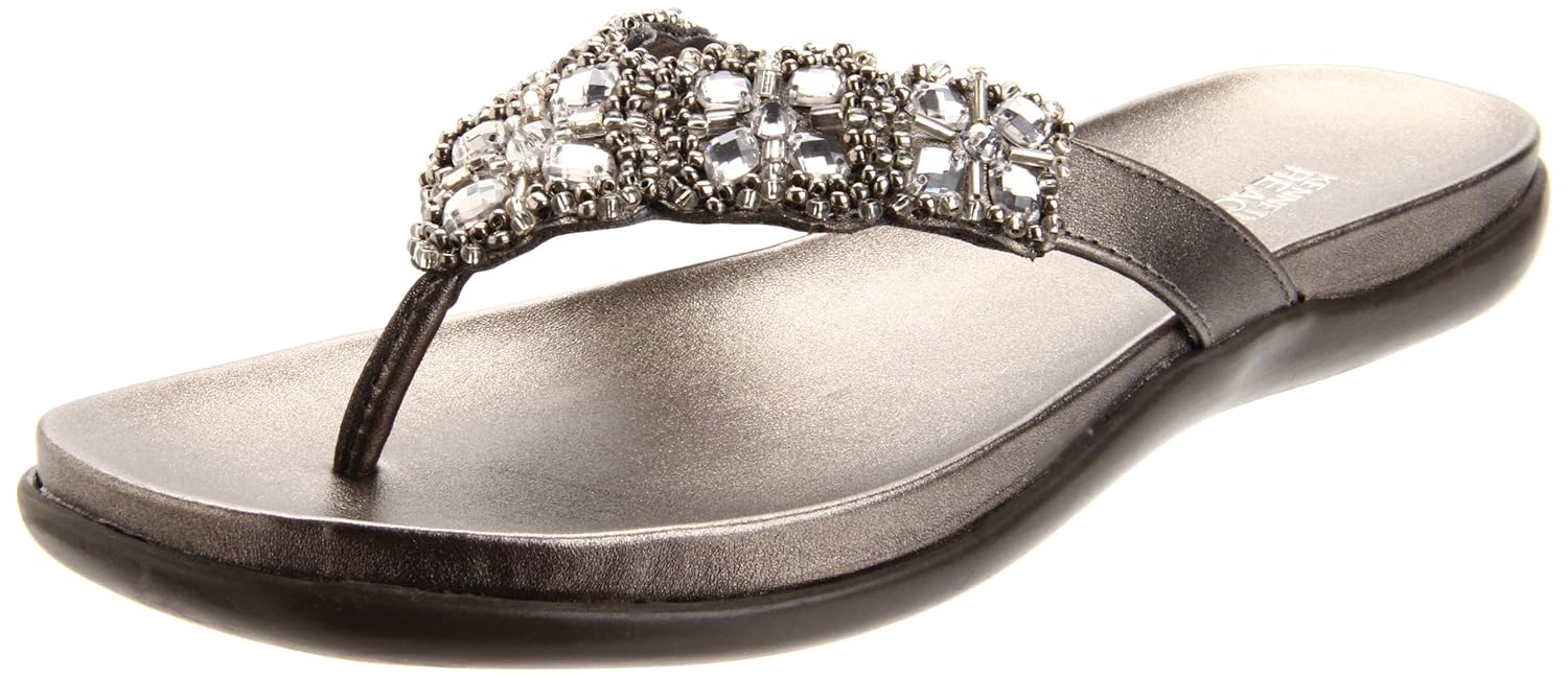 kenneth cole reaction sandals pewter