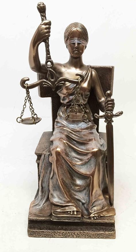 Scales Of Justice Dike La Justica Statue Figurine Lady Justice Judgement Sword (609207722502)