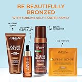 L'Oreal Paris Sublime Bronze Towelettes Medium Tan Streak-Free Sunless Tanner 6 view 9