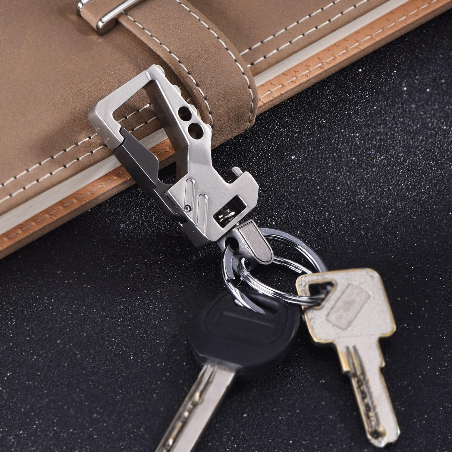 2 Pack Car Key Chain Bottle Opener Keychain for Men and Women (Multicolor): Automotive