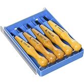 Mikisyo Hamono Power Grip Chisel Chisel Set of 5 Transparent Case (no.80015)