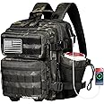 Boomistry 15L Mini Tactical Backpack Small Tactical Backpack for Men and Women, Military Backpack for Gym, Hiking, Daily (Black Camo-15L)