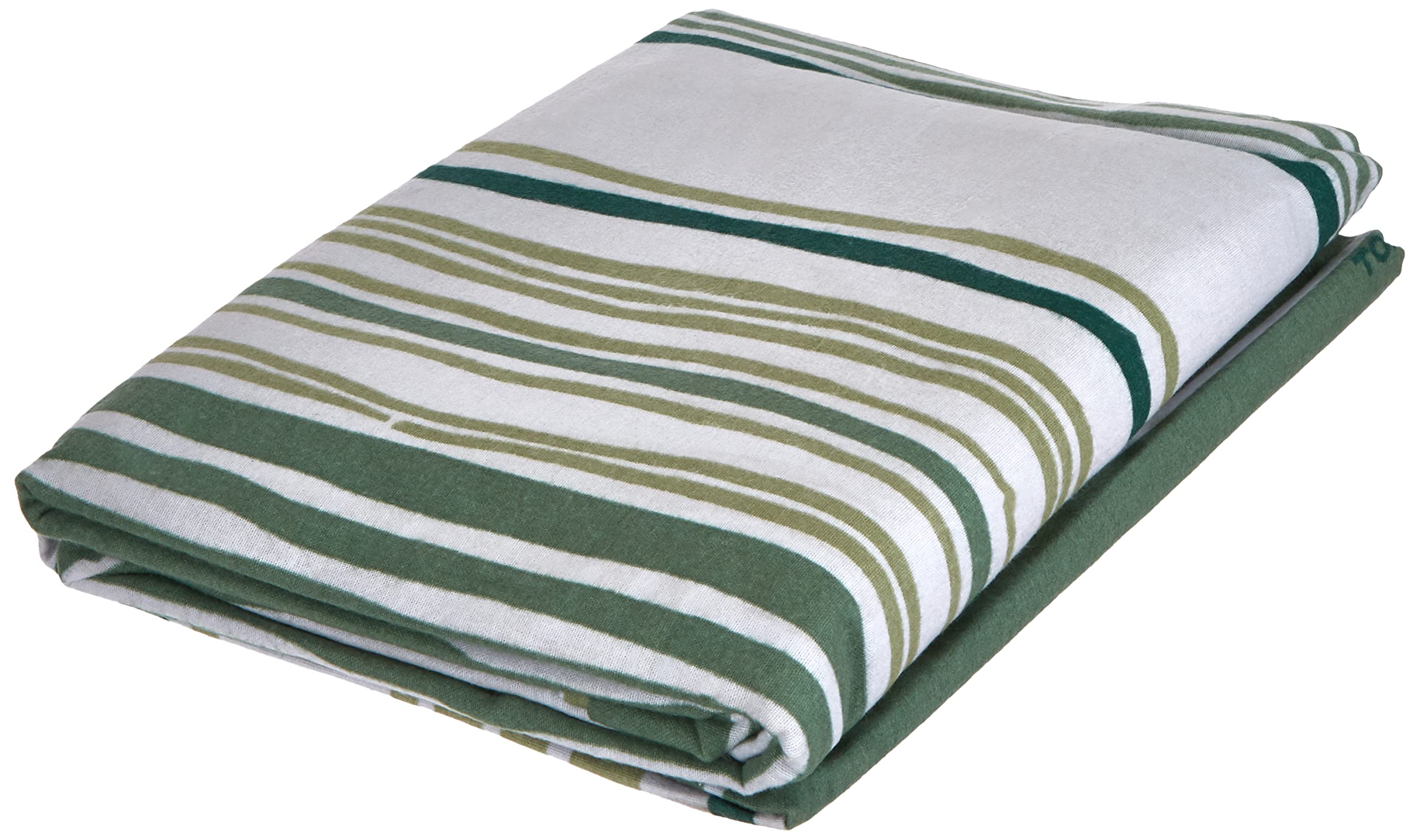 TOM TAILOR 0009857 Flannel Bed Linen Set with Pillowcase 1x 135 x 200 cm + 1x 80 x 80 cm Forest