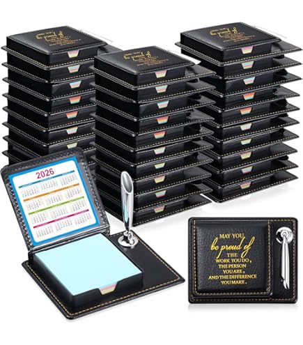 Tenceur 20 Pcs Employee Appreciation Gifts Sticky Note Holder Bulk