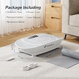 MERACH Vibration Plate Whole Body Workout with Bluetooth Speaker Grey view 9