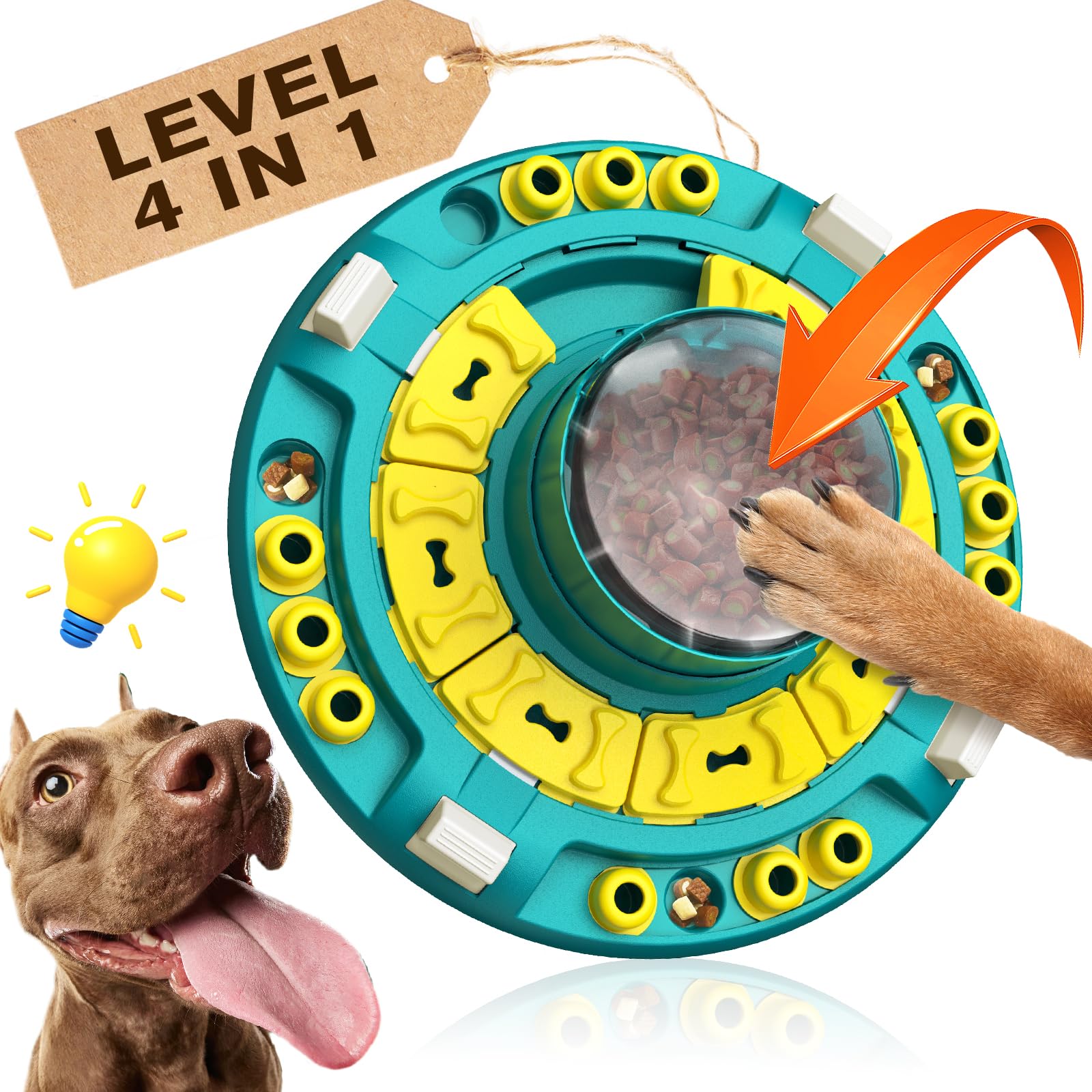 KADTC Dog Puzzle Toys Level 4 In 1 Advance Complicated For Smart Dogs kadtc-dog-puzzle-toys-level-4-in-1-advance-complicated-for-smart-dogs