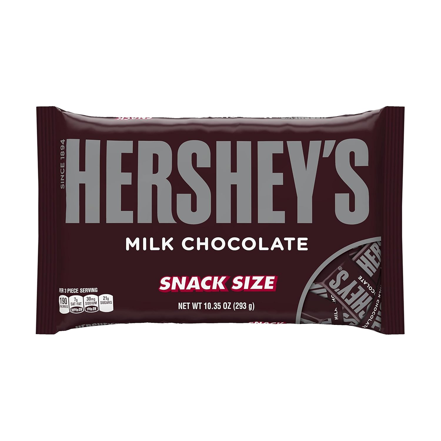 HERSHEY'S Snack Size Milk Chocolate Bars