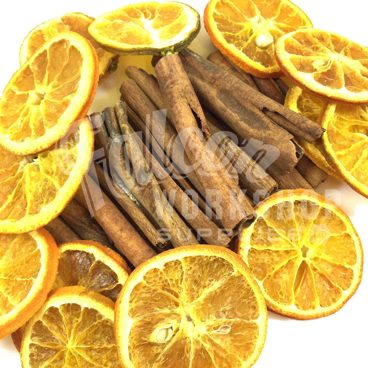 250g 8cm Cinnamon Sticks And 250g Dried Orange Slices Christmas