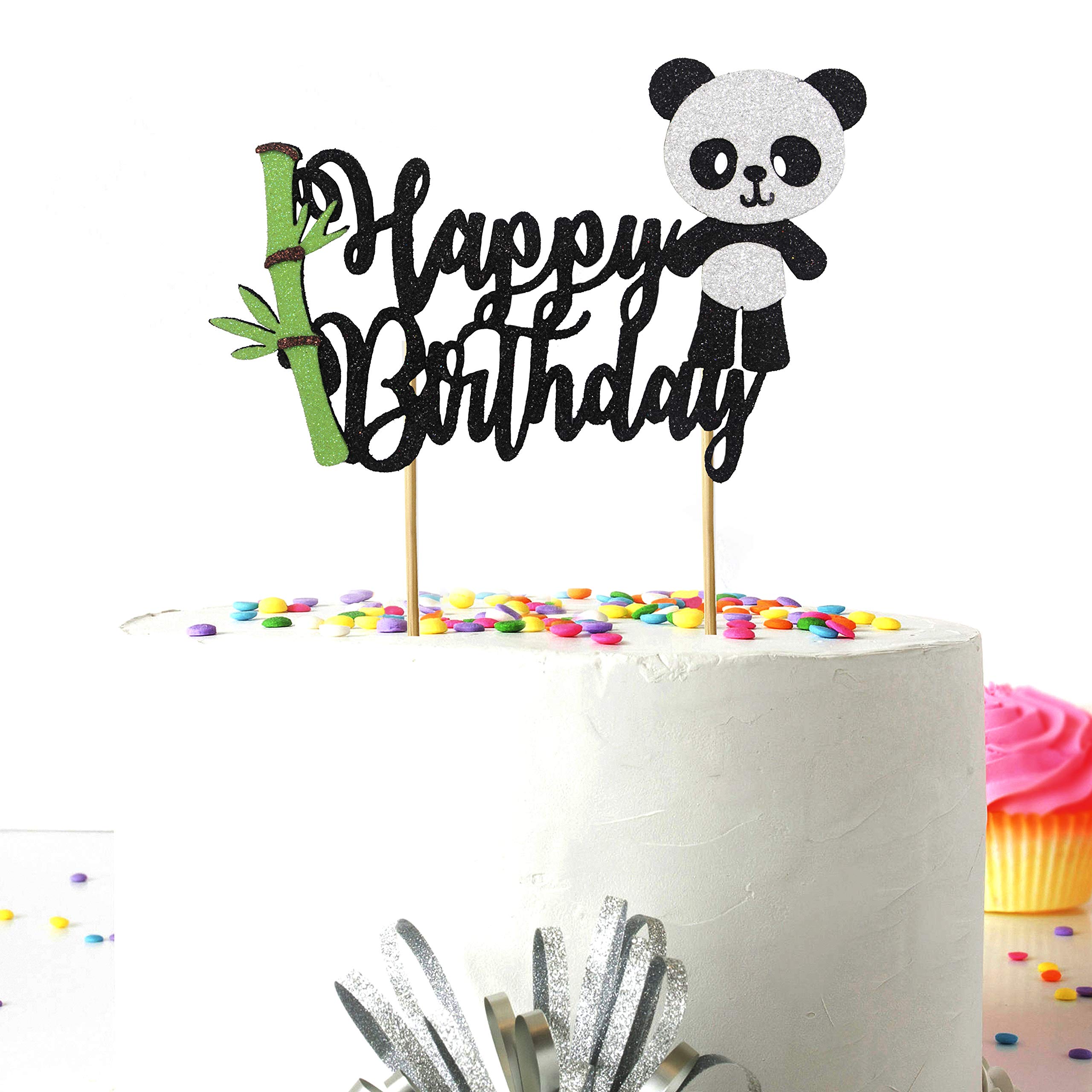 Seyal® Panda Happy Birthday Cake Topper