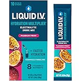 Liquid I.V.® Hydration Multiplier - Passion Fruit | Electrolyte Powder Drink Mix | 1 Pack (10 Servings)