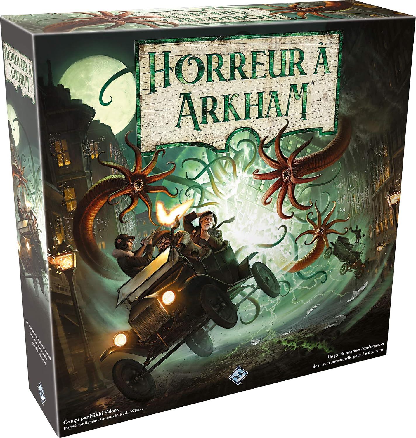 Fantasy Flight Games Arkham Horror: The Board Game (3rd Edition) - Cooperative Mystery Game for 1 to 6 Players, Ages 12+