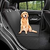 Dog Back Seat Cover Protector Waterproof Scratchproof Nonslip Hammock for Dogs Backseat Protection Against Dirt and Pet Fur D
