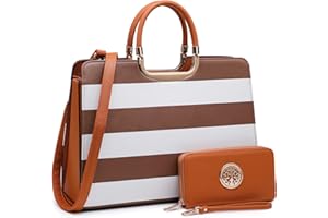 DASEIN Womens Handbag Top Handle Shoulder Bag Tote Satchel Purse Work Bag with Matching Wallet