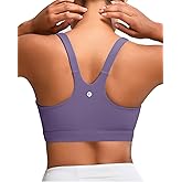 RUNNING GIRL Sports Bra for Women, Molded Cup High Impact Sports Bras for Women with Sewn in Pads
