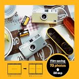 Kodak Ektar H35 Half Frame Film Camera 35mm Reusable Focus-Free Brown view 7