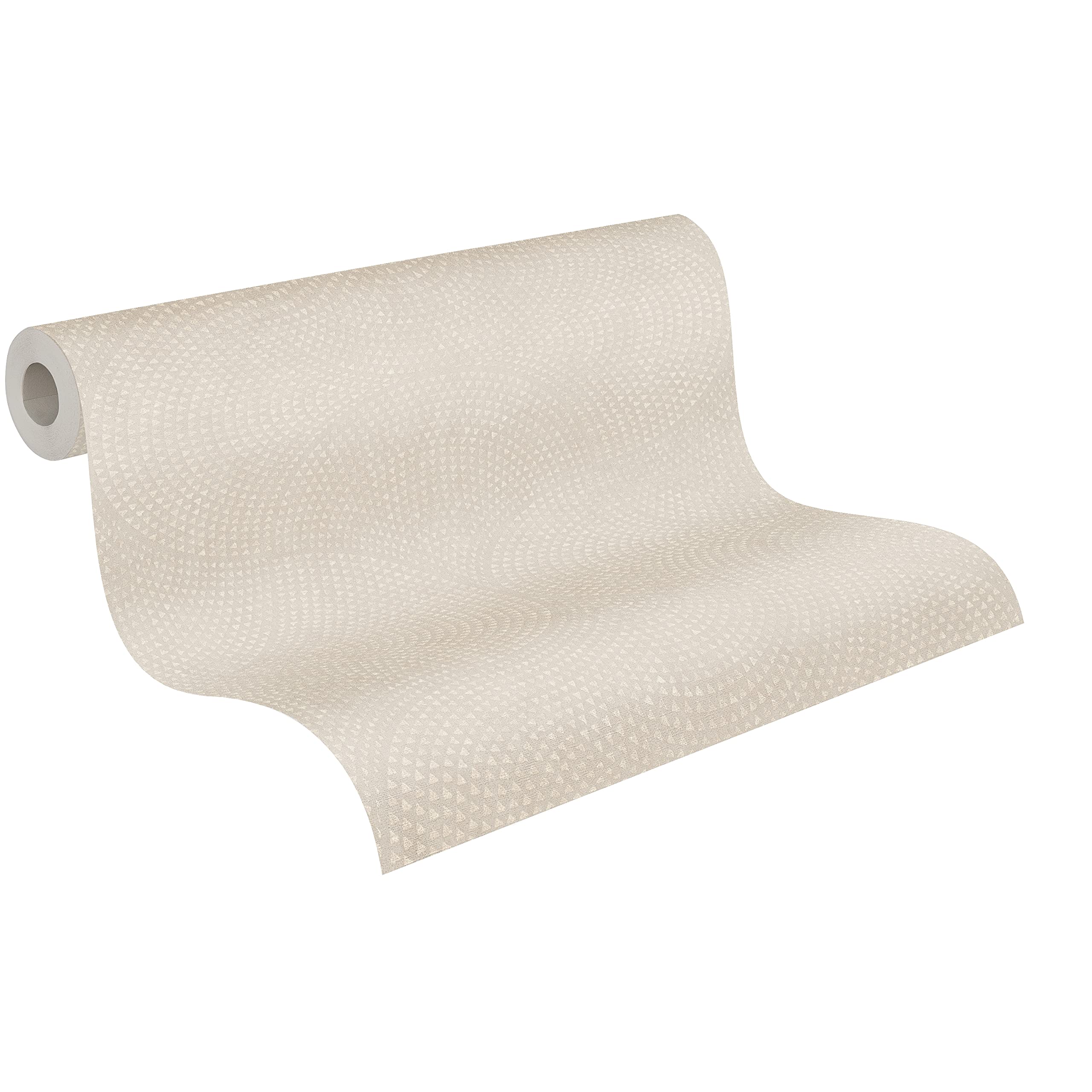 A.S. Création Art Deco Wallpaper Cuba Non-Woven 10.05 m x 0.53 m Beige Creme Metallic Made in Germany 380272 38027-2 — image 1