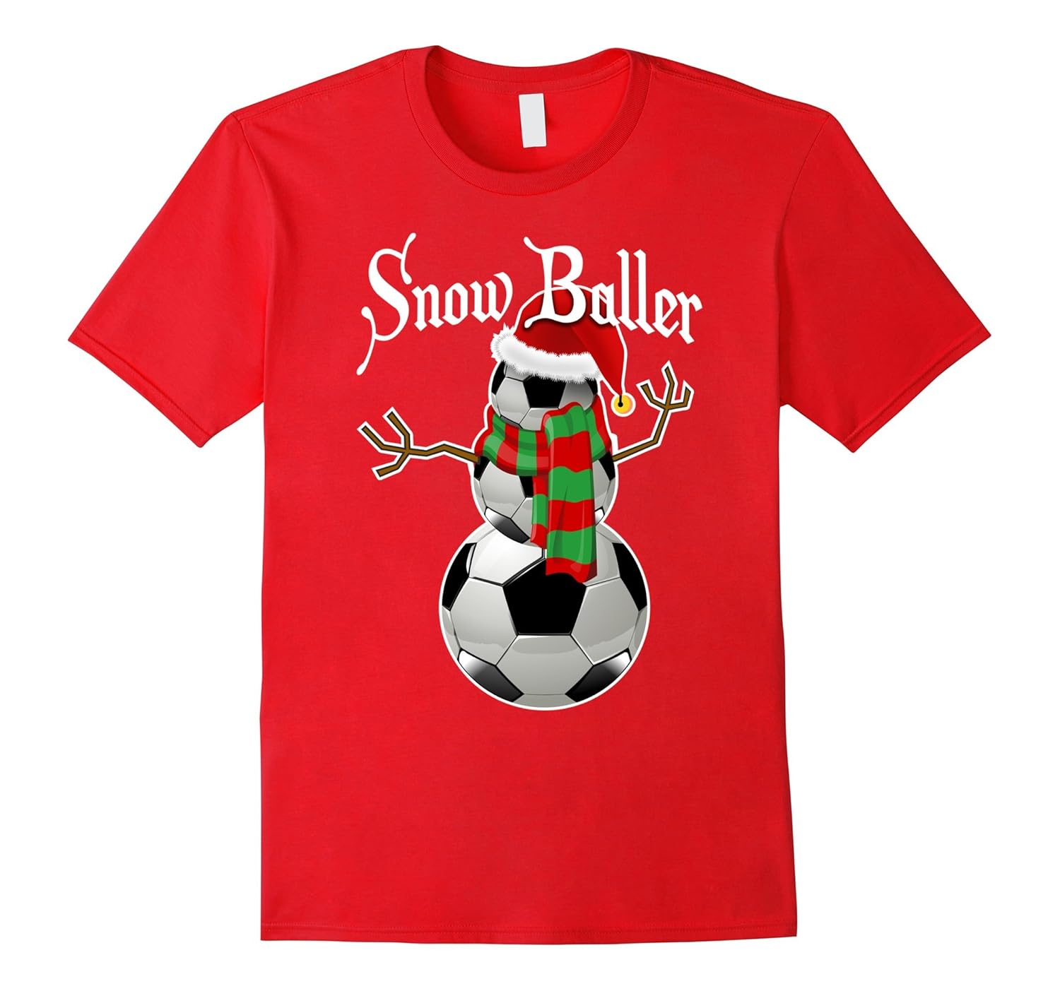 Christmas Soccer Snowman Shirt Soccer Gifts for Kids-ANZ