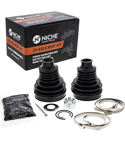 ATV Rear Axle Boot Kit 2-Piece Rear Axle CV Boot Kit For Polaris