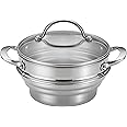 Anolon Classic Stainless Steel Steamer Insert with Lid, Silver